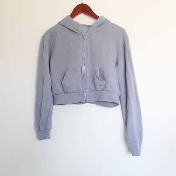 brandy melville cropped hoodie
